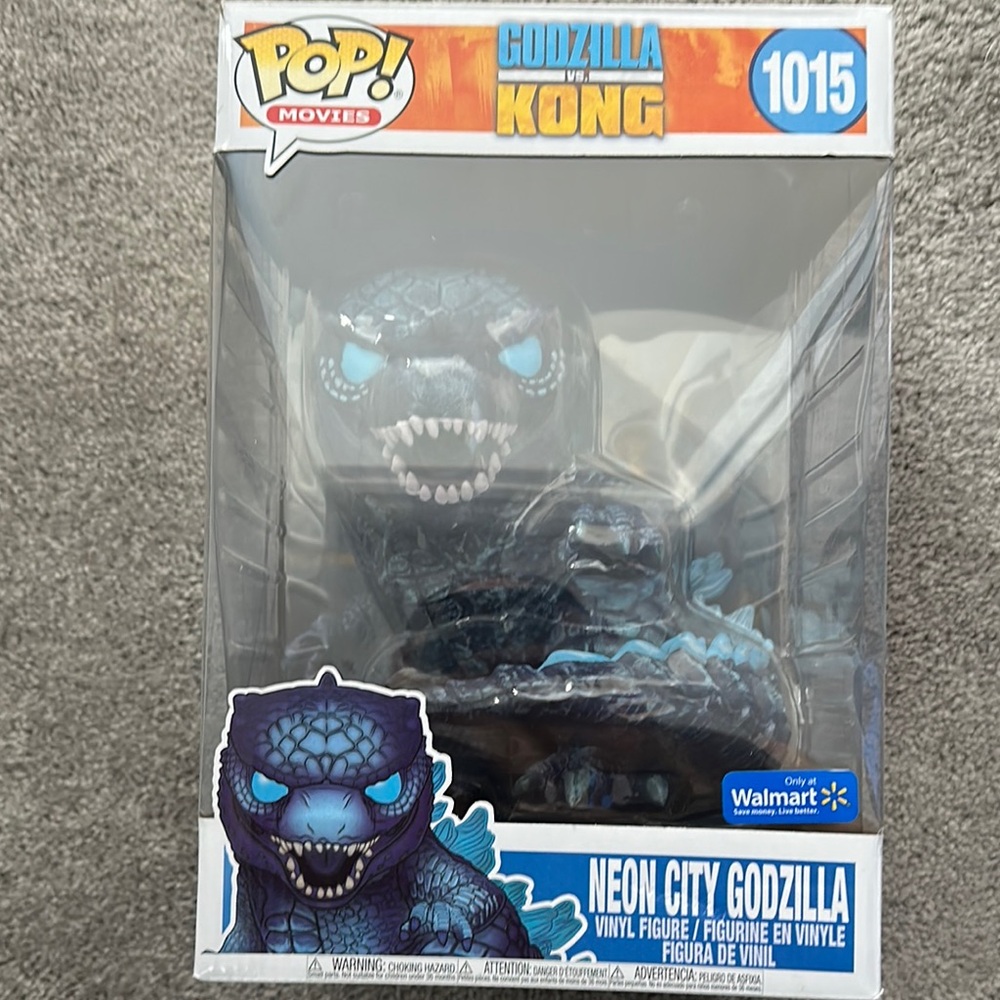 Funko Pop! Neon City Godzilla - Blue and Black